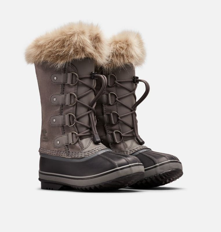 Sorel Barn Vinterkängor Mörk Grå - Youth Joan Of Arctic™ - DKV-690153
